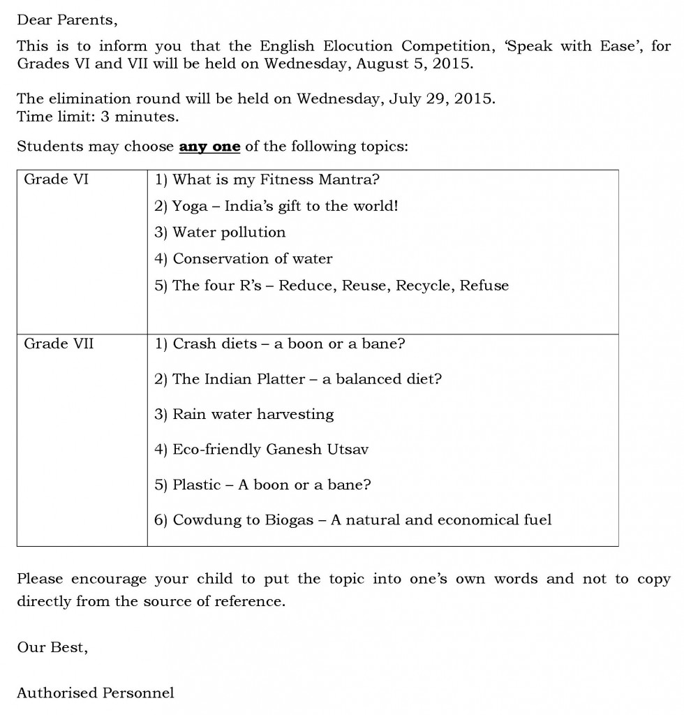 [16] Circular for English Elocution Competition - Grades VI and VII-1